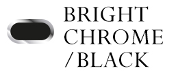 Bright chrome/black